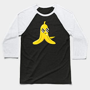 banana pattern template funny stylized sketch classicrepeating Baseball T-Shirt